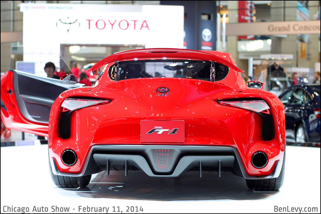 Rear of the Toyota FT-1