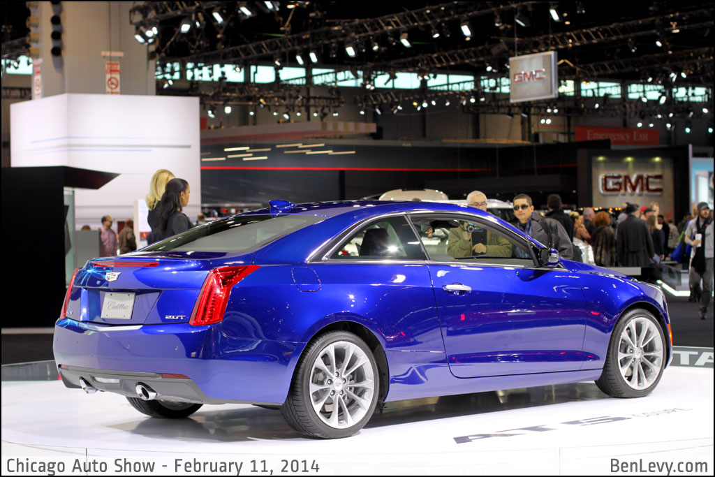 Cadillac ATS coupe in Opulent Blue Metallic