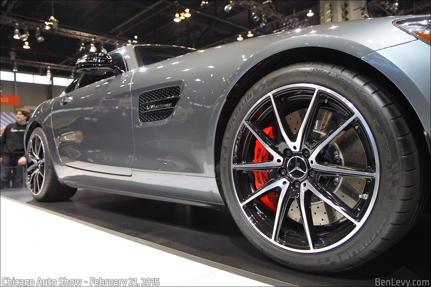 Fender vent and Wheel of Mercedes-AMG GT S