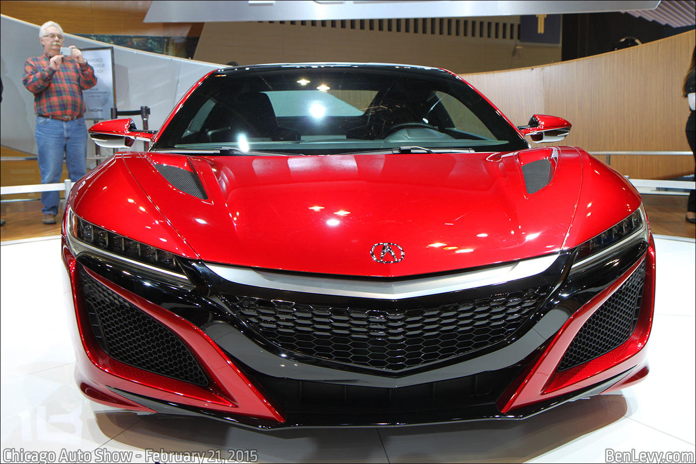 Front of the Acura NSX