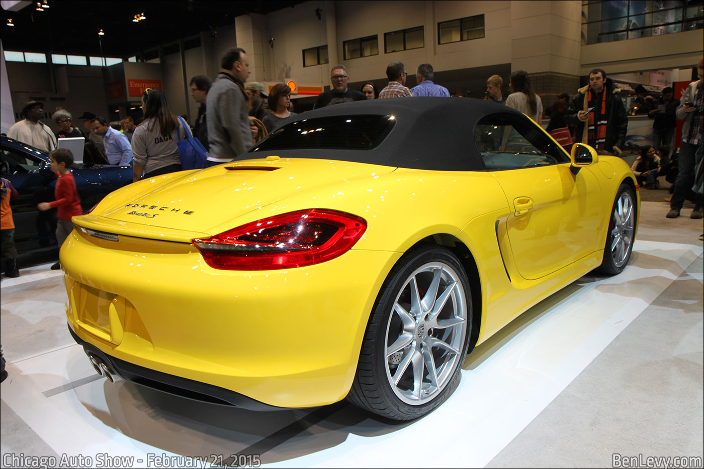 Yellow Porsche Boxster S