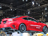 Lexus IS F Sport Accessories display at the Chicago Auto Show