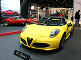 Yellow Alfa Romeo 4C Spider