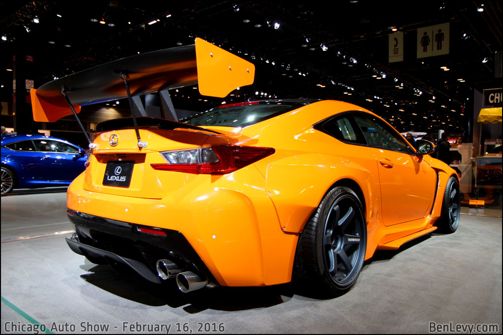 Orange Lexus RC F