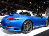 Blue Porsche 911 Targa