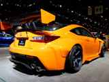 Orange Lexus RC F
