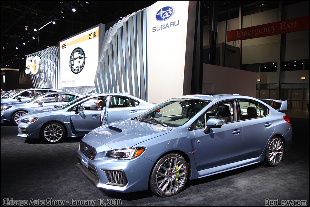 2018 Subaru WRX STI Limited with 50th Anniversary Edition Package