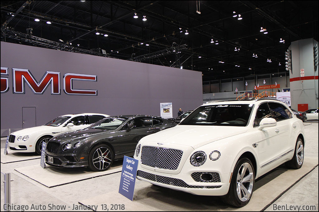 Bentleys at the Chicago Auto Show