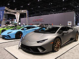 Lamborghinis at the Chicago Auto Show