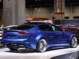 Blue Kia Stinger GT