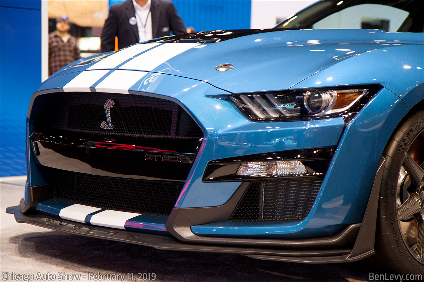 Front bumper of 2020 Ford Mustang Shelby GT500