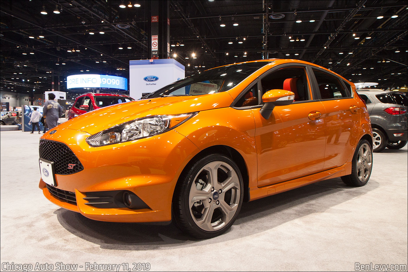 Orange Ford Fiesta ST