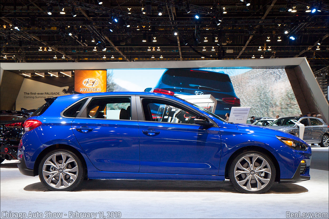 Blue Hyundai Elantra GT