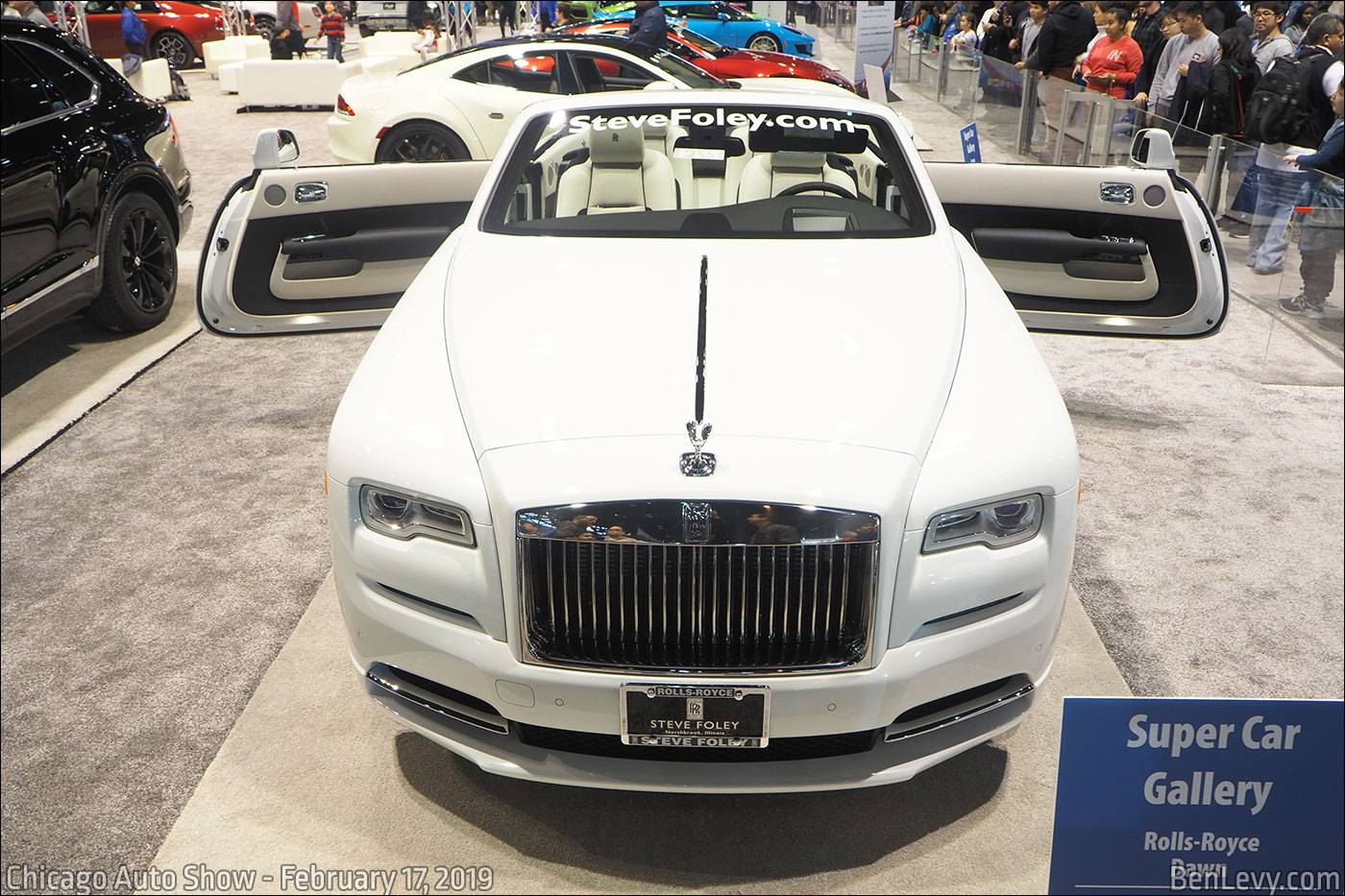 Rolls-Royce Dawn with doors open