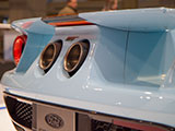 Exhaust of Ford GT Heritage Edition