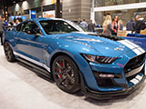 Blue 2020 Ford Mustang Shelby GT500
