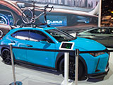 Lexus UX with bike rack