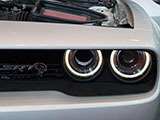Dodge Challenger Hellcat Redeye's headlight