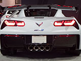 Rear of Corvette ZR1