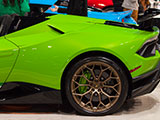 Rear quarter of Lamborghini Huracan Performante