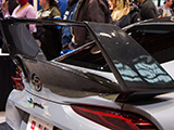 Carbon Fiber spoiler on Toyota GR Hyperspeed Edition