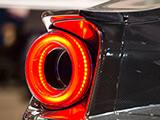 Tailight of Liquid Carbon Ford GT