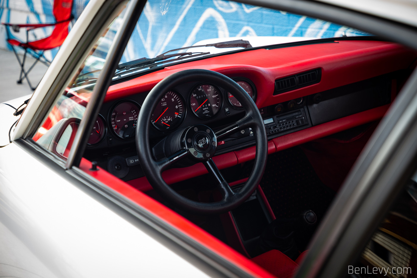 Three Point Steering Wheel in Porsche with 7k Miles