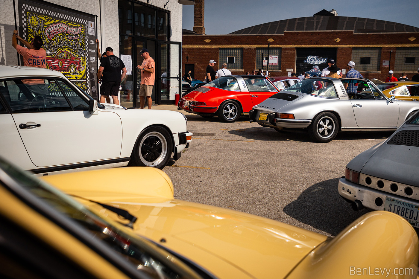 Vintage Porsches at Checkeditout Chicago 2021