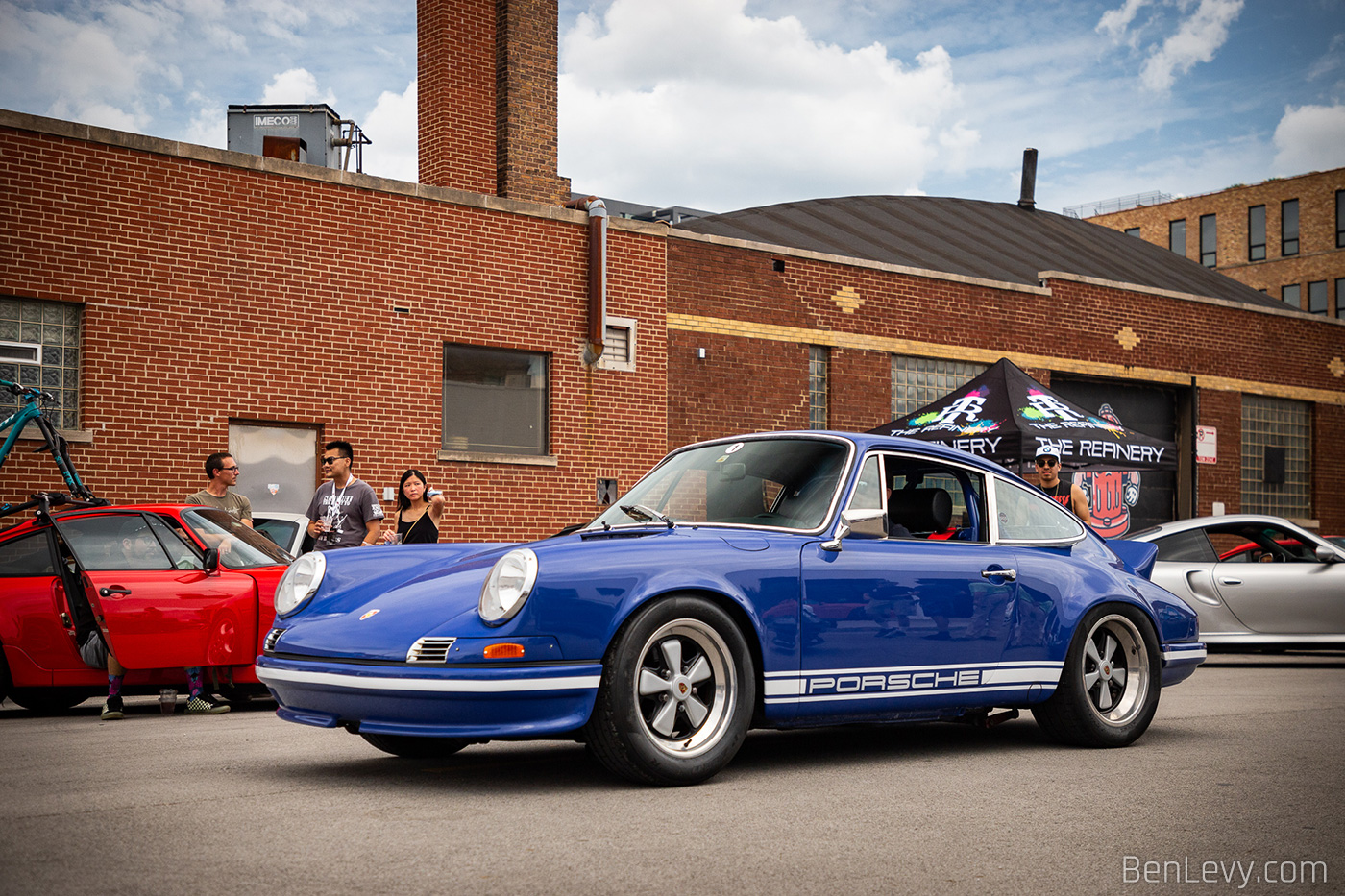 Restored Blue Porsche