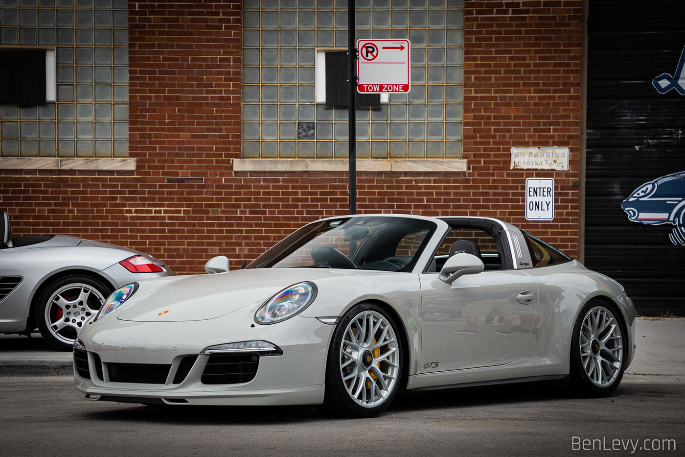 Grey 991 Porsche 911 Targa