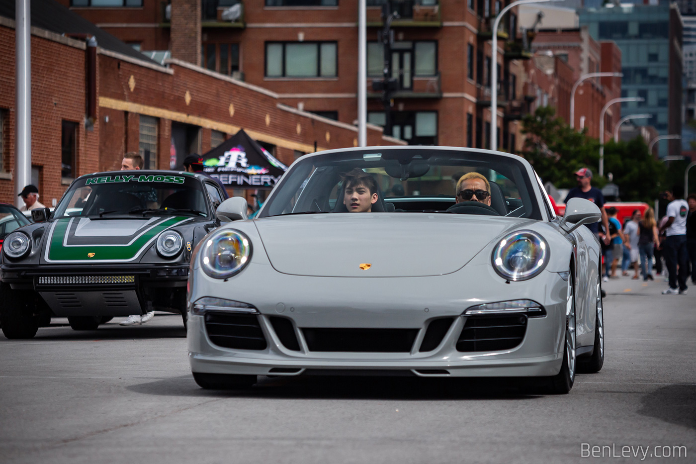 Grey Porsche 911 Targa