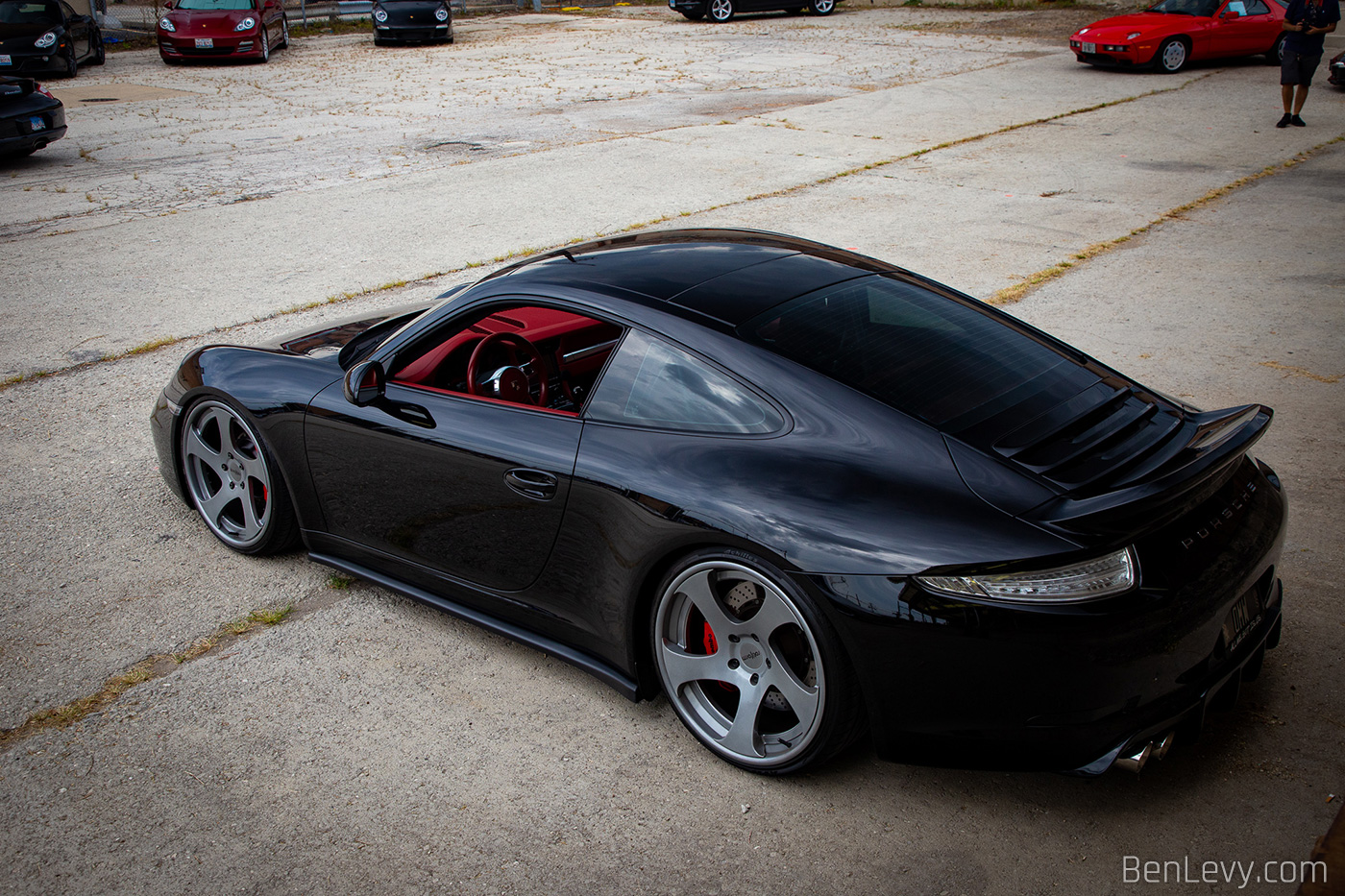 Porsche 911 on Five-Spoke Rotiform Wheels