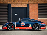 Gulf-style Livery on Blue Porsche 911