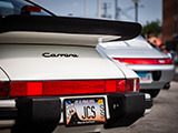 Whale Tail on White Porsche 911