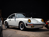 Classic Porsche 911 with Yellow Headlights