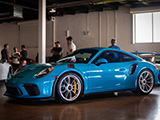 Miami Blue Porsche 991 GT3 RS