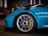 Front Wheel of Porsche 911 GT3 RS