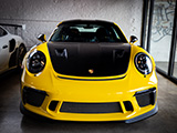 Front of Yellow 991 GT3 RS