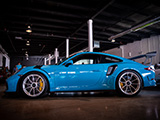 Blue Porsche 911 GT3 RS