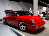 Red Porsche 964 on Rotiform FUC Wheels