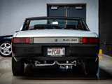 Rear of Silver Porsche 914 2.0