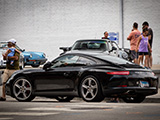 Black Porsche 911 Carrera at Checkeditout Chicago