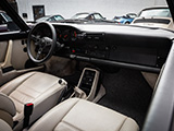 Interior of Silver Porsche 993