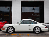 Profile of White Porsche 911 RS America