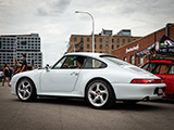 White Porsche 911 C4S