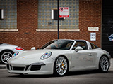 Grey 991 Porsche 911 Targa