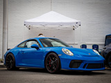 Blue Porsche 911 GT3 Touring