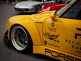 Wide Fenders Over Deep-Dish Wheels on Porsche 911