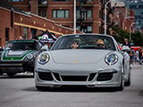 Grey Porsche 911 Targa