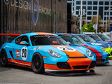 Porsche Cayman with Gulf Livery with G Design Racing